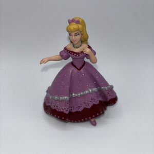 PAPO 2003 Fantasy Series Pink/Burgundy Princess 3.5" Toy Figure 0413 Cake Topper